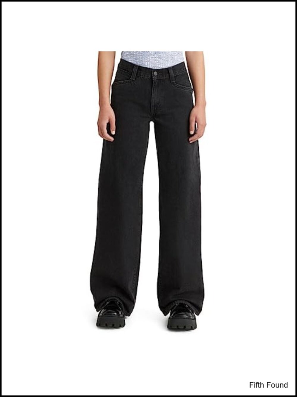 Levi's 94 Baggy Wide Leg Jeans Non-Stretch Mid Rise